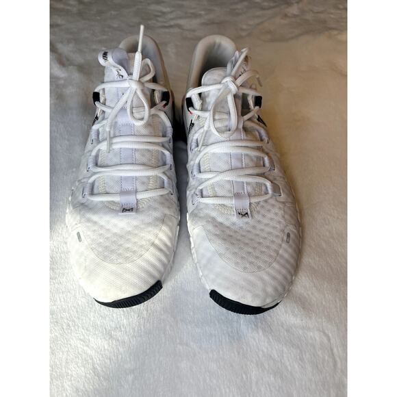 Mens Nike Free Metcon 5 White/Black/Bright Crimson Runners Size 11.5 main image 4